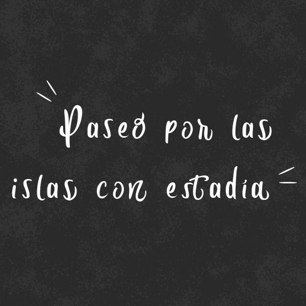PASEO POR LAS ISLAS CON ESTADIA